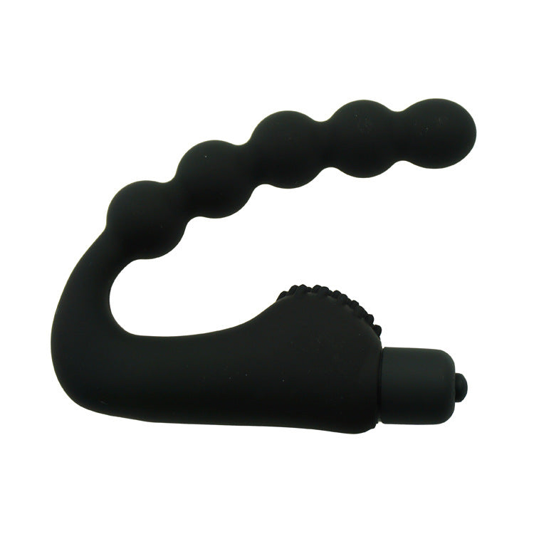 Vibrating Silicone Prostate Massager and Plug
