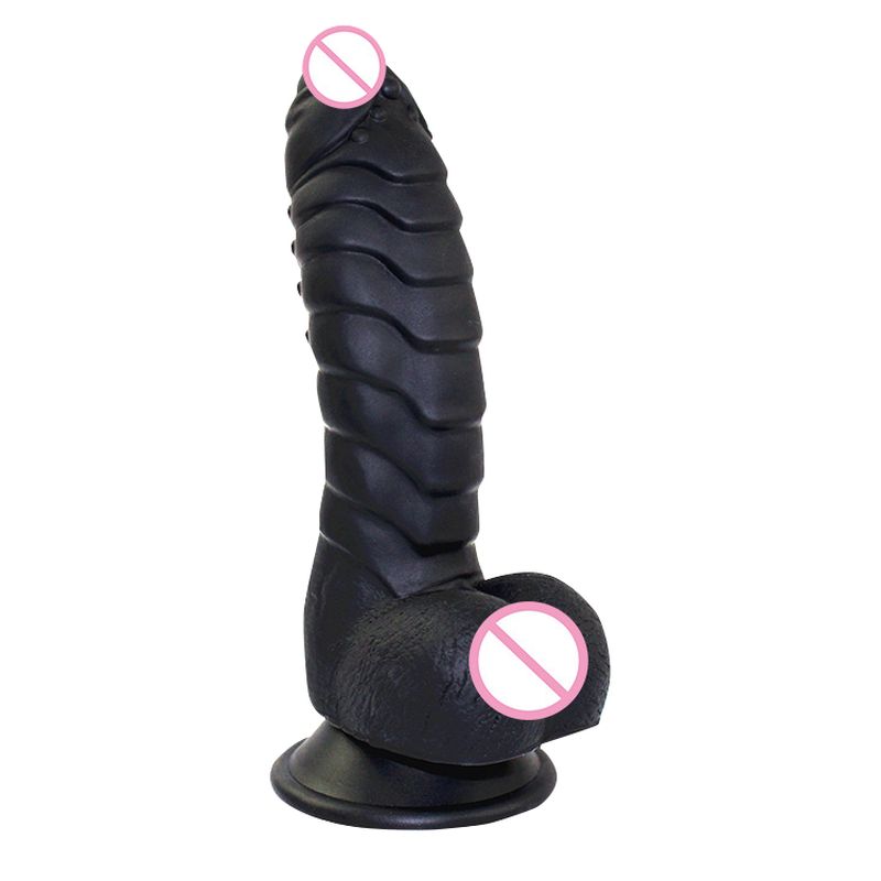 Colorful Dinosaur Scale Suction Silicone Adult Toy
