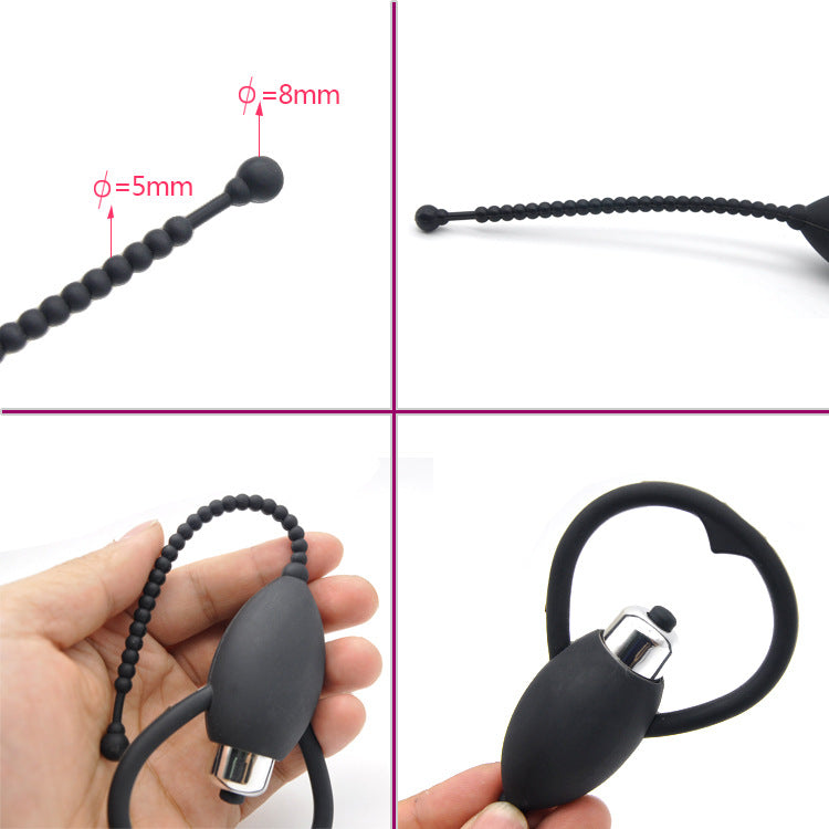 Silicone Prostate Massager with Vibrating Features