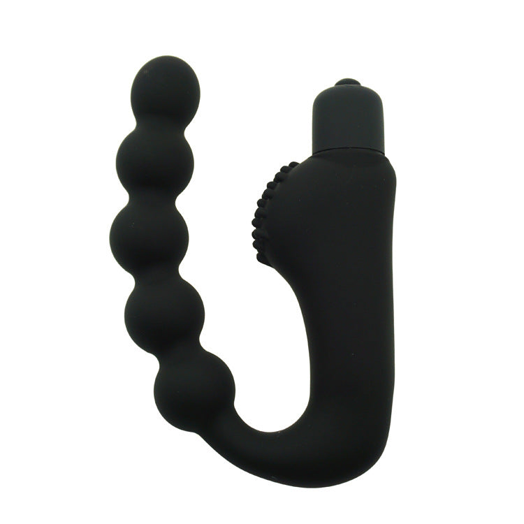 Vibrating Silicone Prostate Massager and Plug