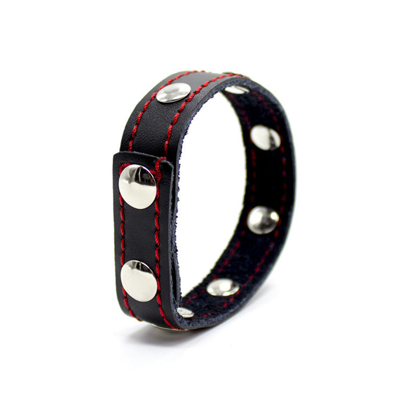 Genuine Leather JJ Ring - Adult Delay Device