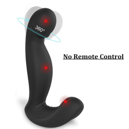 Remote Control Prostate Massager with Vibrating Plug