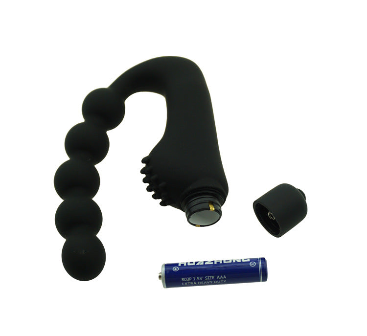 Vibrating Silicone Prostate Massager and Plug